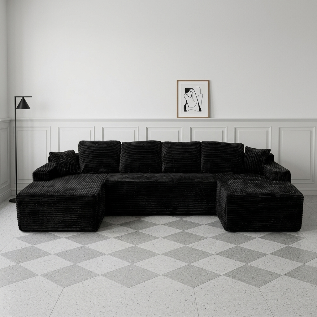 131-Inch Compressed Sofa in a Box