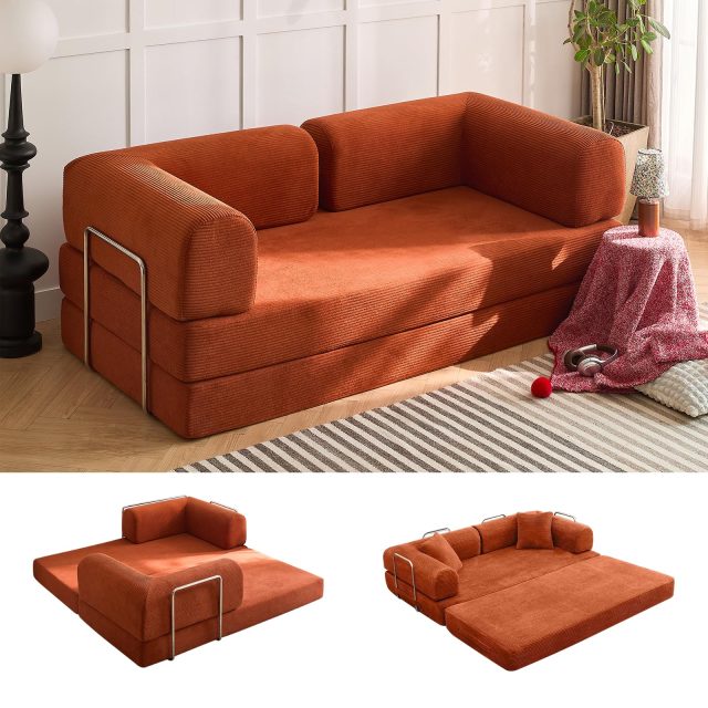 Convertible Sofa Bed for Space-Saving Rooms