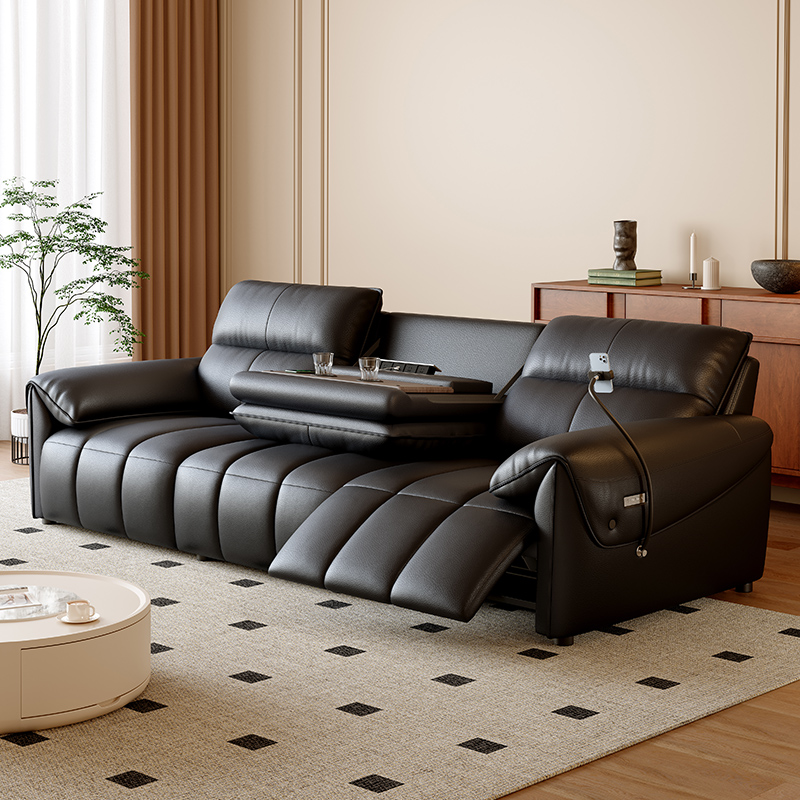 Genuine Leather 3+2 Power Reclining Sofa Set