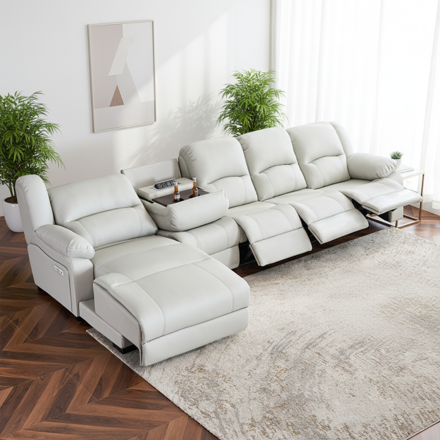 L-Shaped Power Reclining Sofa with Chaise
