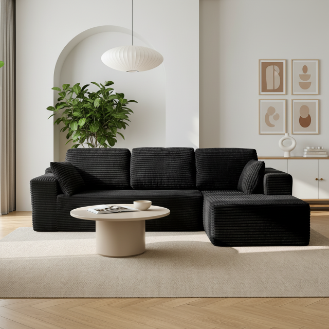 L-Shaped Contemporary Compressed Sofa Bed product detail view 1