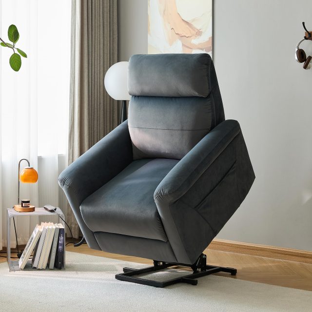 Power Lift Recliner Chair with Padded Arms