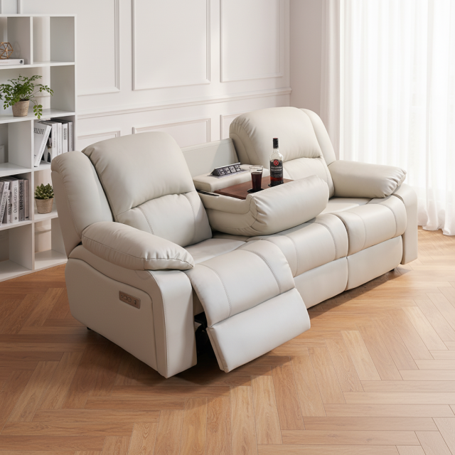 Three-Seater Power Reclining Sofa