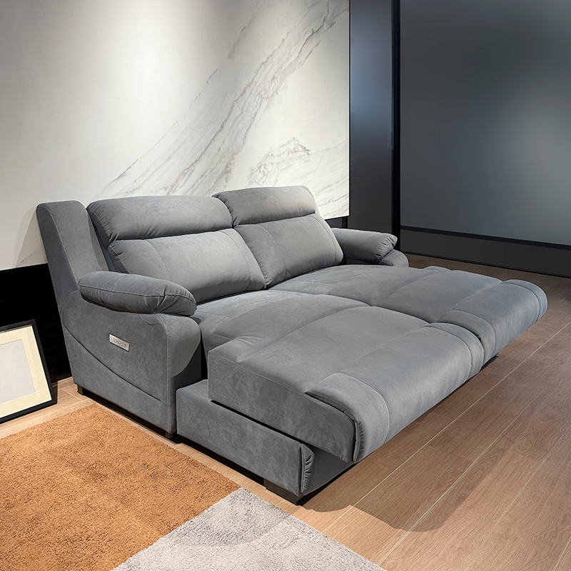 Leather Power Reclining Sectional Sofa product detail view 1