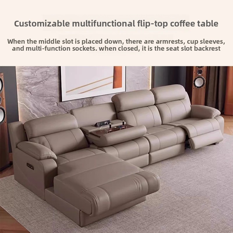 Home Theater Recliners with Console product detail view 1