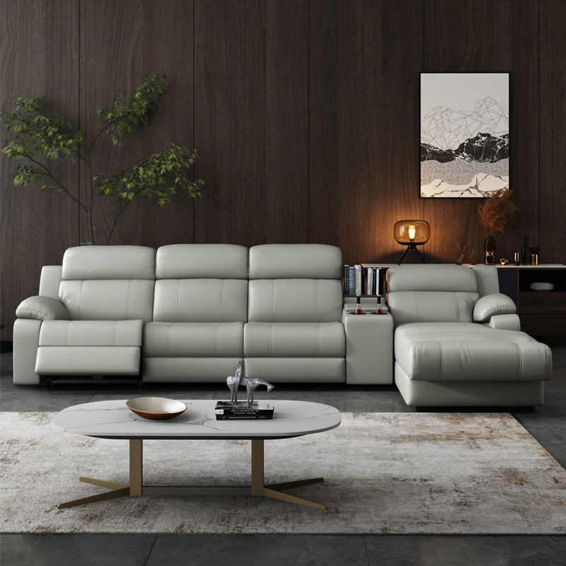 Corner Power Reclining Sectional Sofa with Console product detail view 2