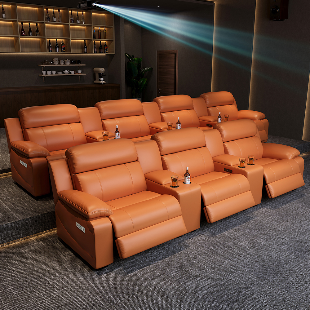 Home Theater Recliners with Power Recliners product detail view 2