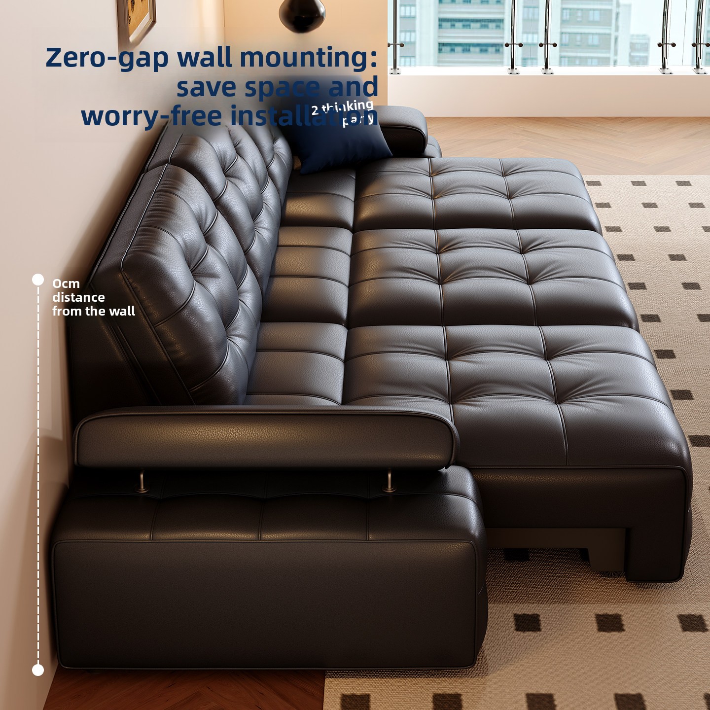 Power Retractable Sofa Bed product detail view 2