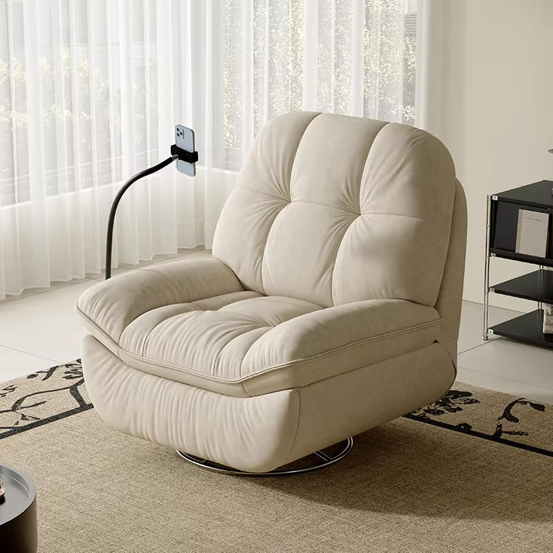 Fabric Power Swivel Rocker Recliner Chair product detail view 2