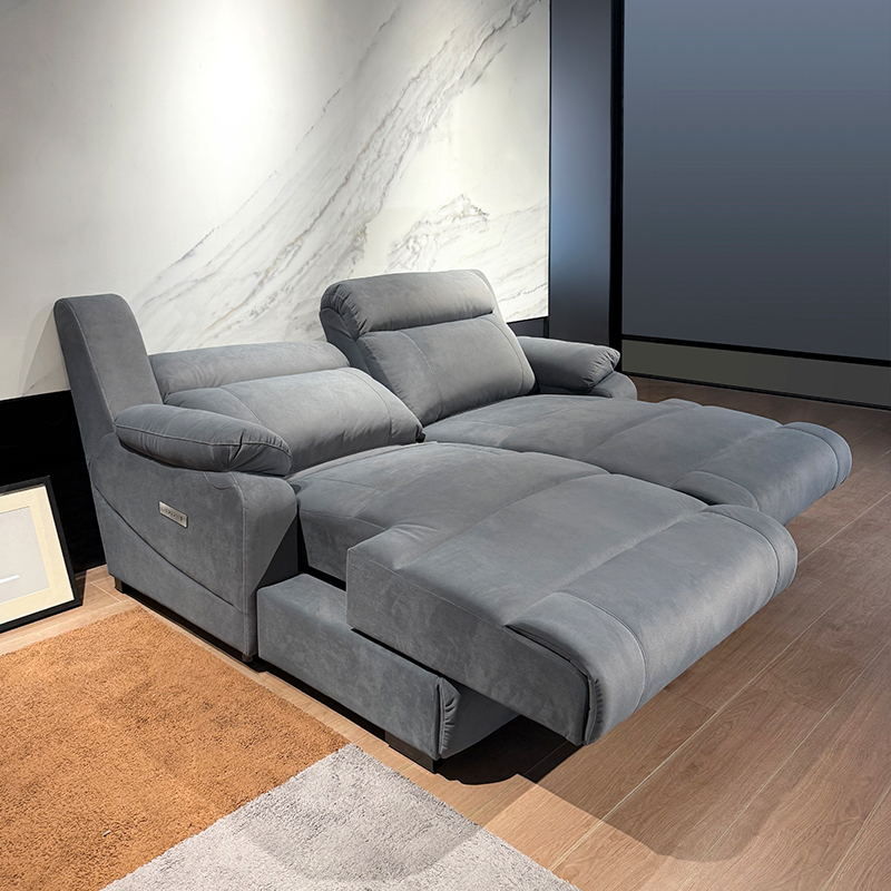 Leather Power Reclining Sectional Sofa product detail view 2