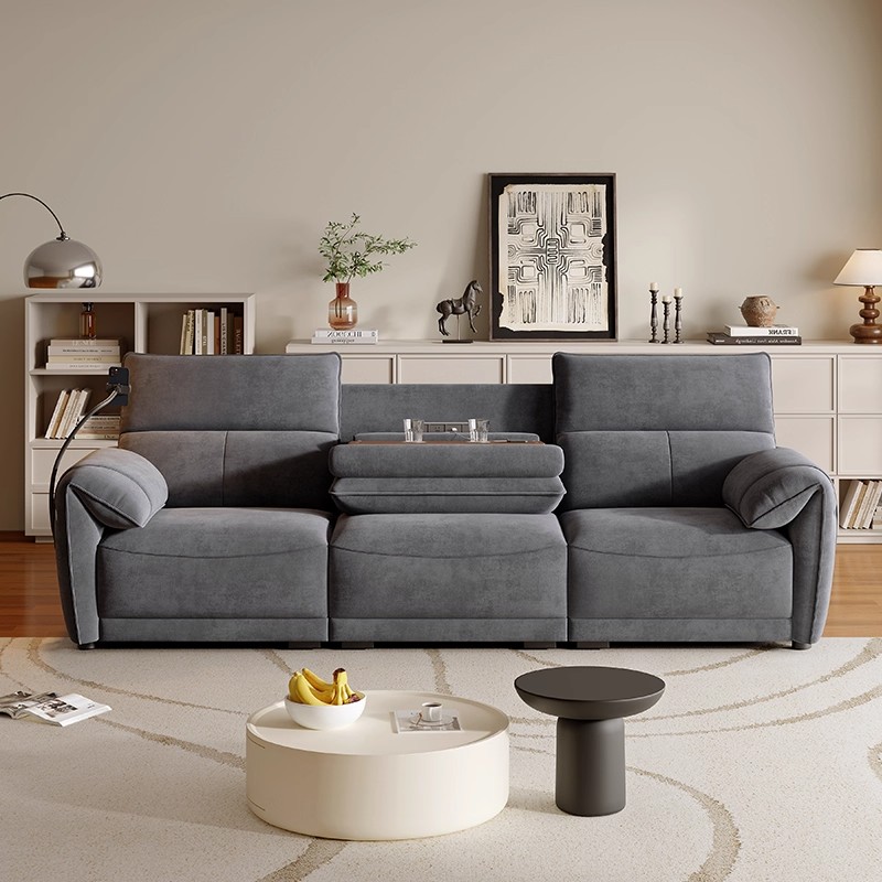 Fabric Power Reclining Sofa with Console product detail view 3