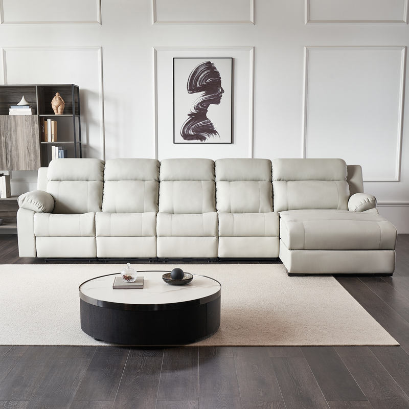 L-Shaped Power Reclining Sofa with Console product detail view 3