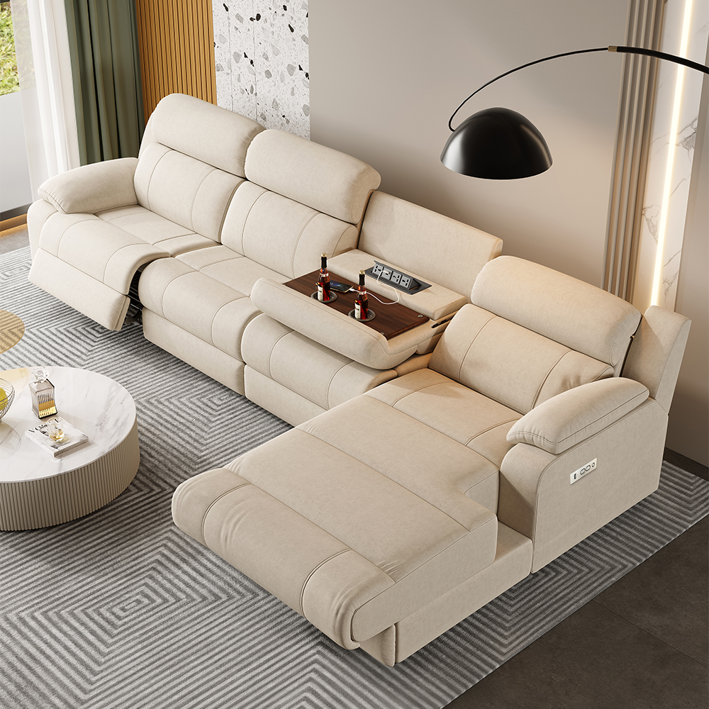 Wall-Hugger L-Shaped Power Reclining Sofa product detail view 3