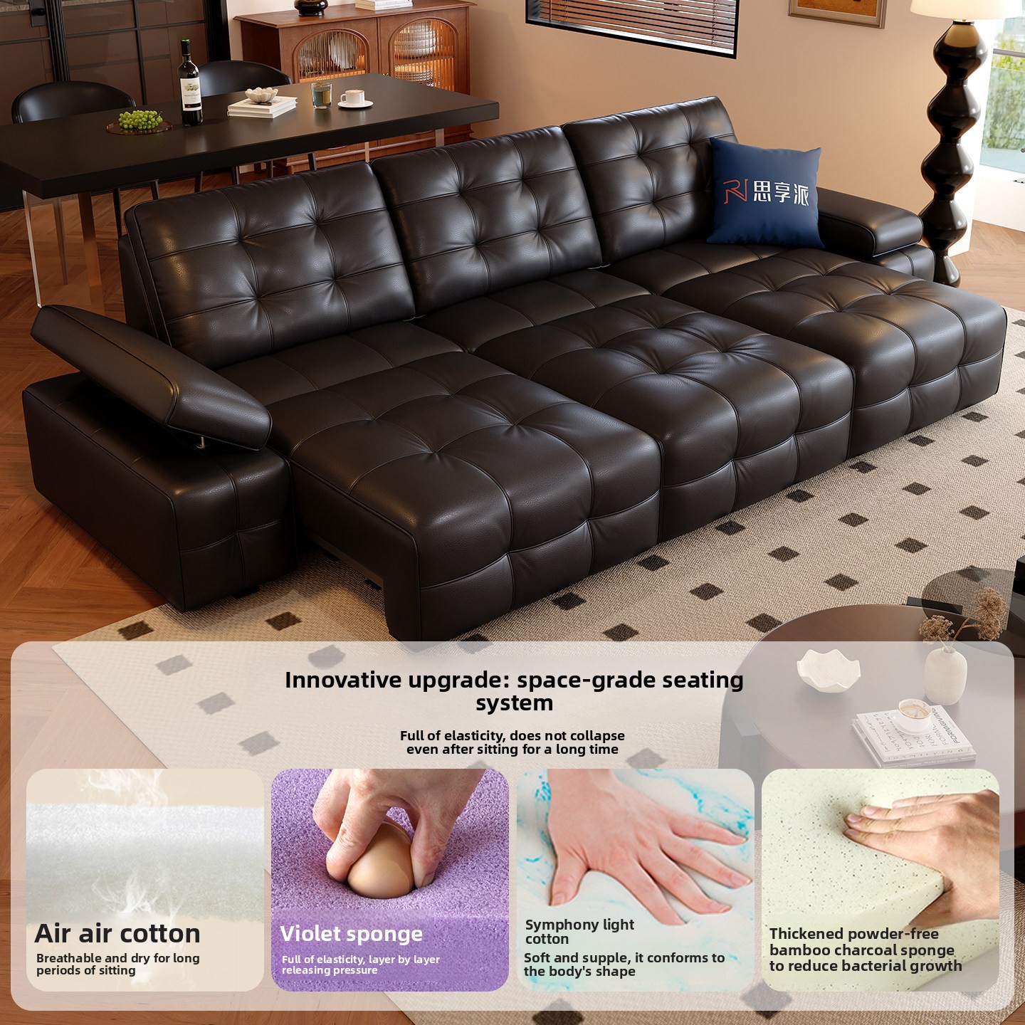 Power Retractable Sofa Bed product detail view 3