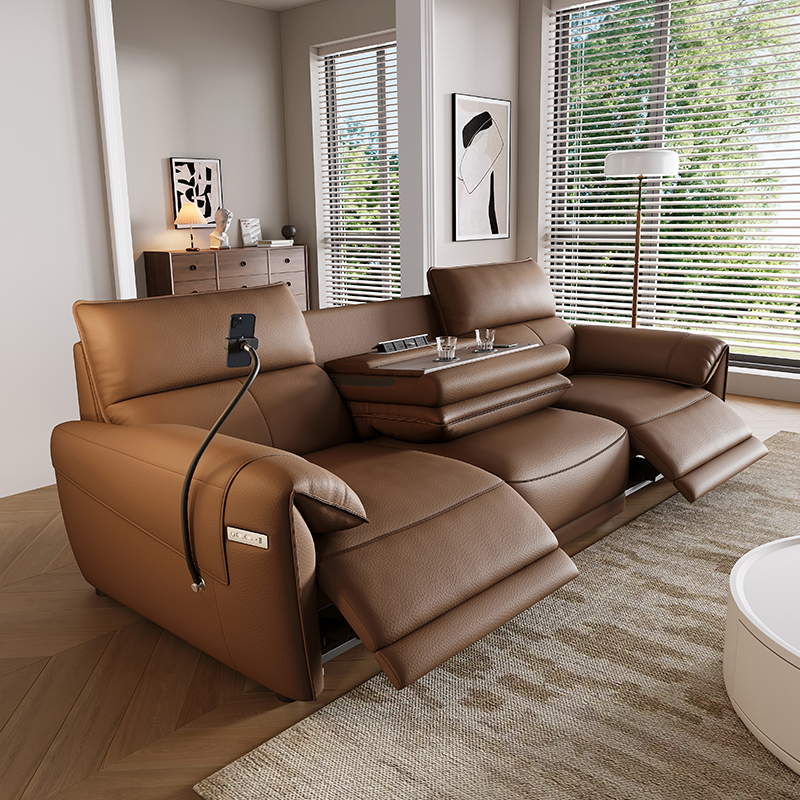 Wall-Hugger Power Reclining Sofa with Console product detail view 3