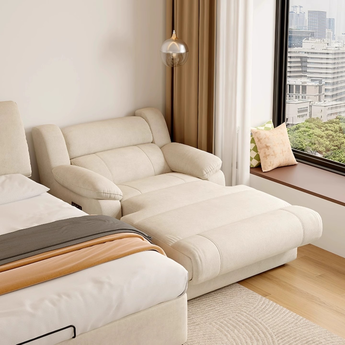 Power Recliner Chair with Padded Arms product detail view 3