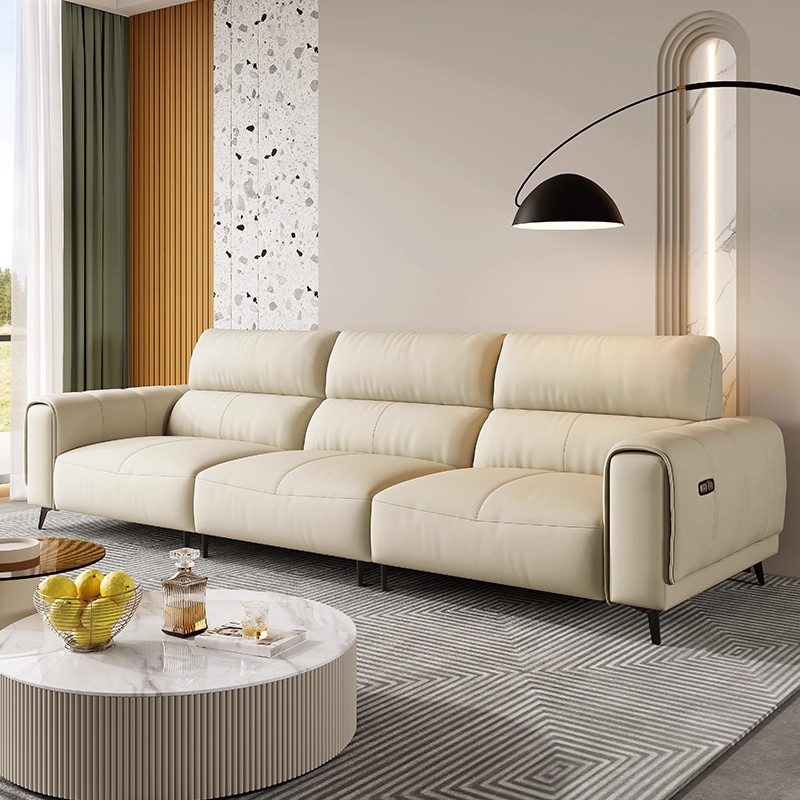 PU Leather Three-Seater Sofa product detail view 3