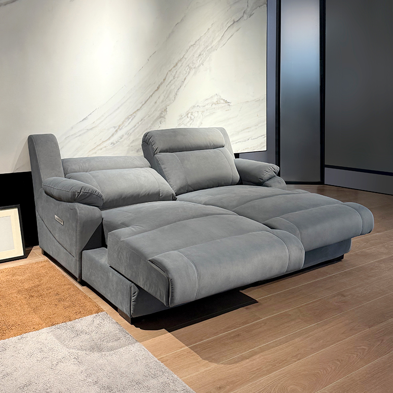 Leather Power Reclining Sectional Sofa product detail view 3
