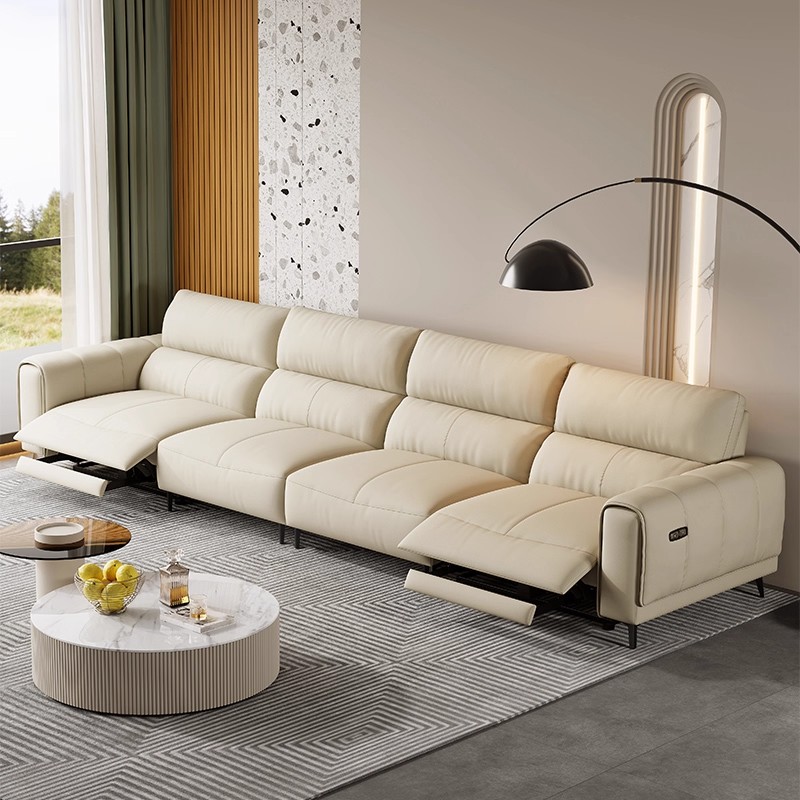 PU Leather Three-Seater Sofa product detail view 4