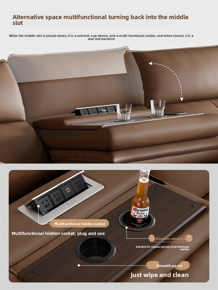 3-Seater Power Reclining Sofa with Chaise product detail view 4