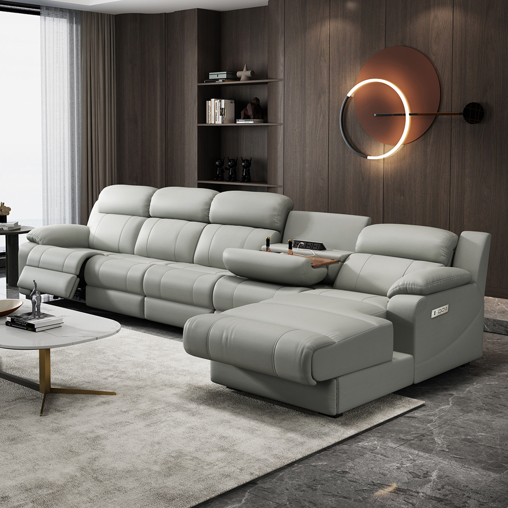 L-Shaped Power Reclining Sofa with Chaise product detail view 4