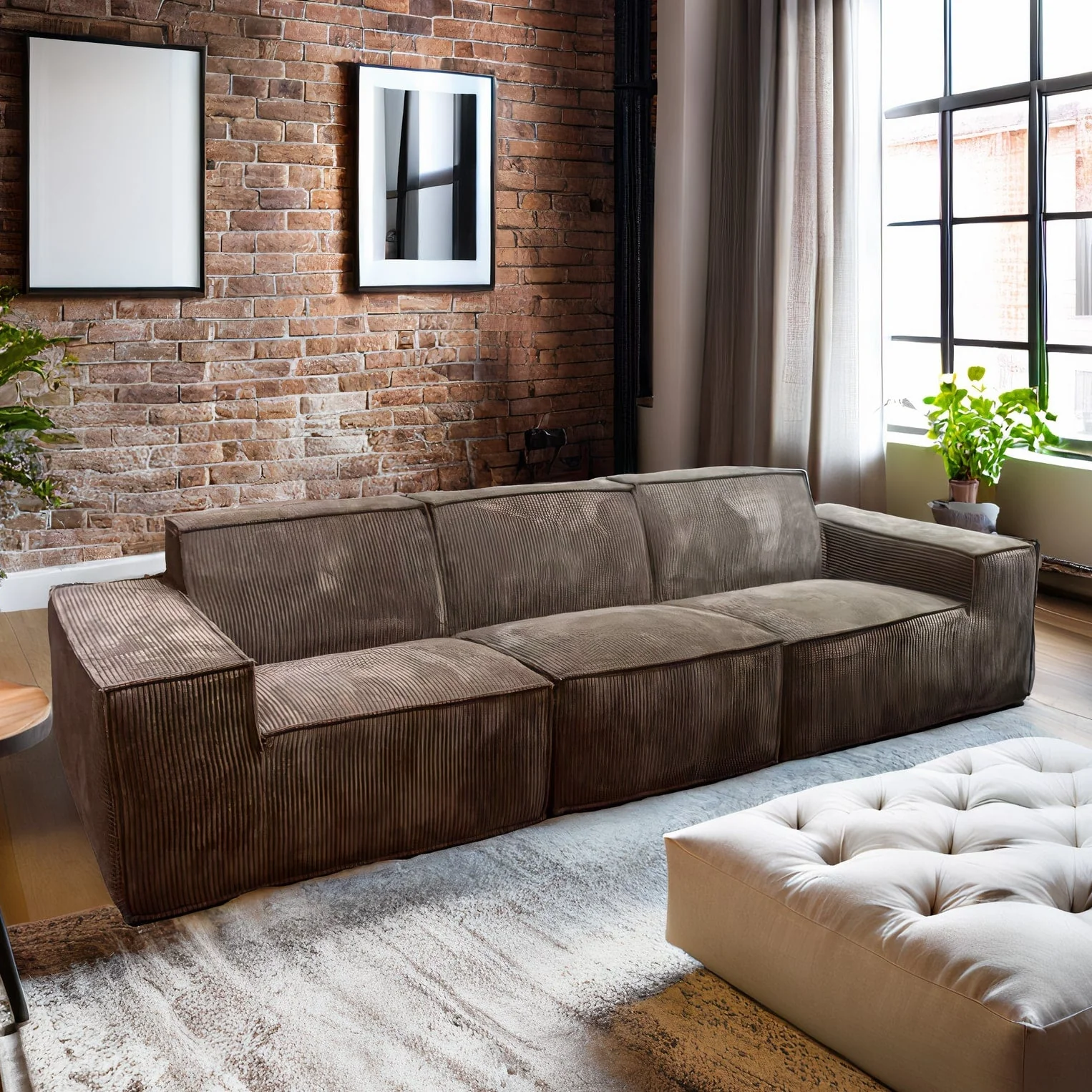 118-Inch Compressed Sofa in a Box product detail view 5