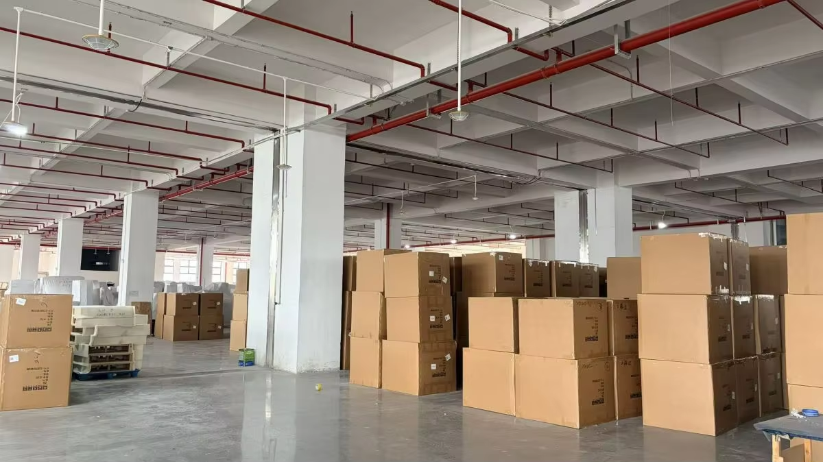 Sofa packaging and warehouse storage