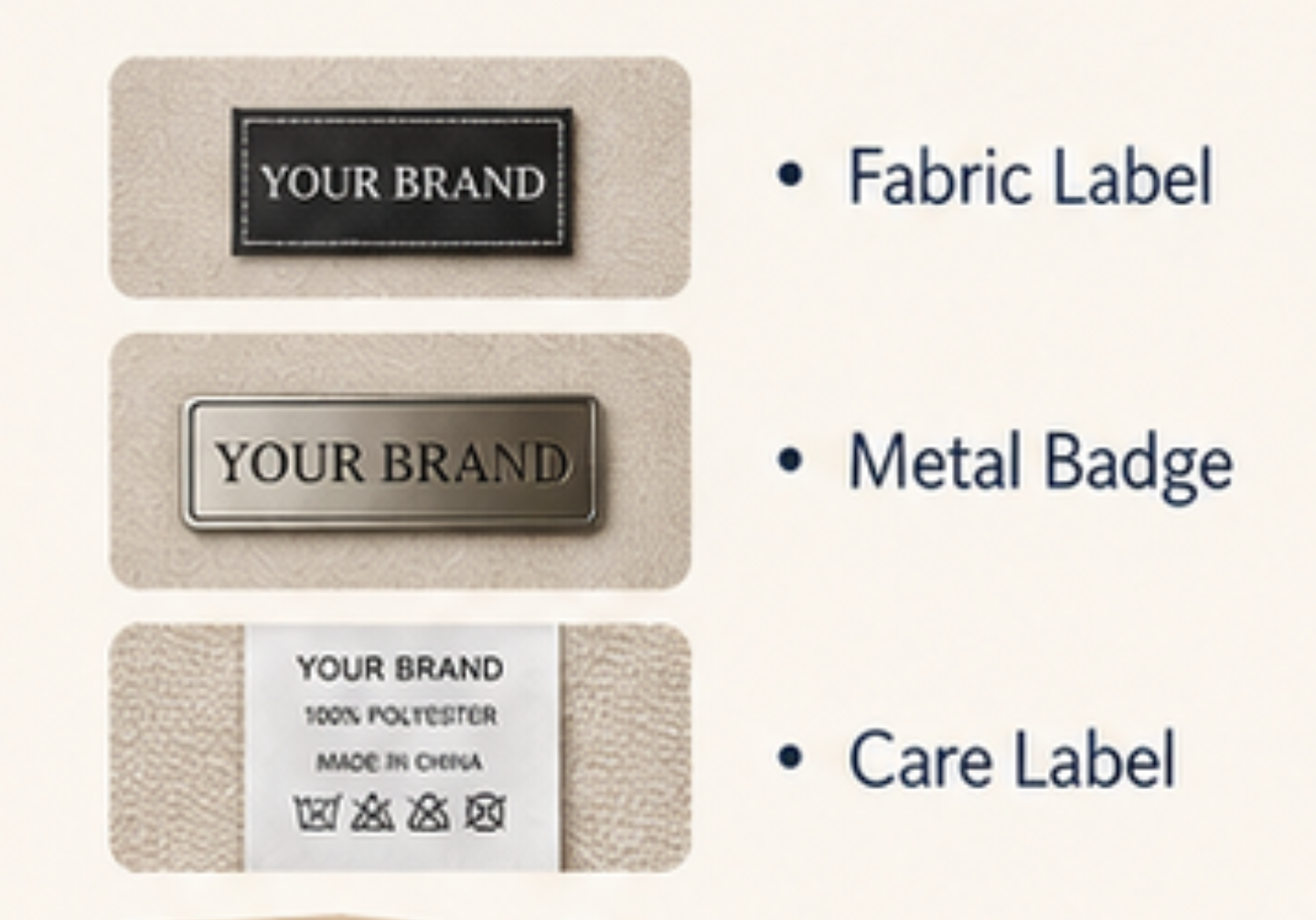 Private-label sofa branding and logo customization